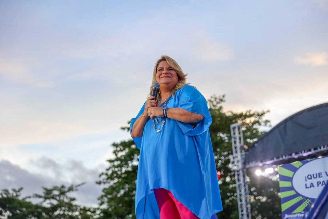 Jenniffer González Colón en su cierre de campaña. (Foto: Jenniffer González / Facebook)