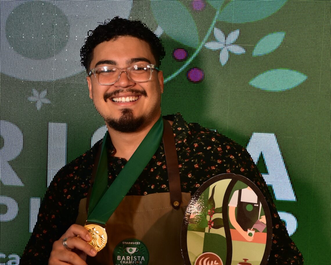 El yaucano, Luis A. Cervoni Caraballo, superó a baristas de más de 20 mercados de América Latina y el Caribe. (suministrada)