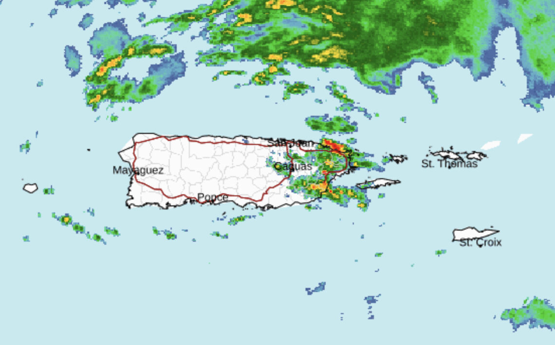 Imagen del radar. (Foto: SNM)