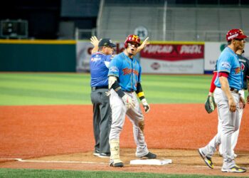 Isán Díaz, de los Indios de Mayagüez en la LBPRC. (Foto suministrada)