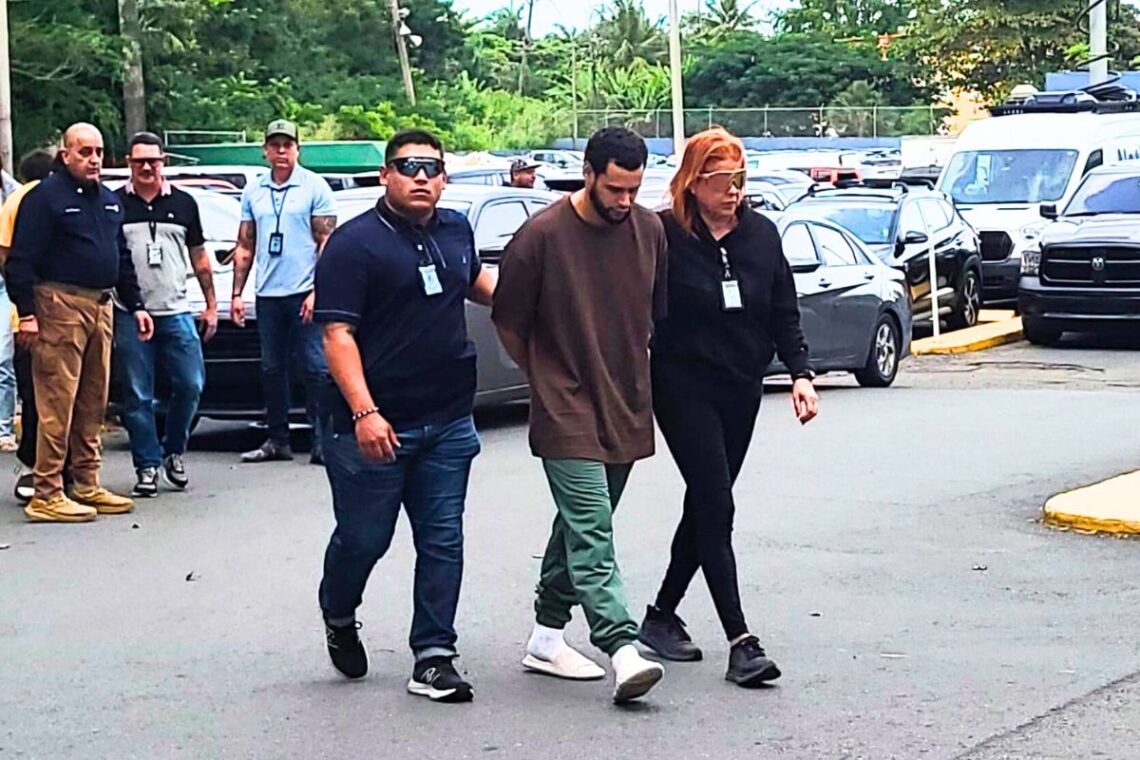 Arresto de Jorge Montañez Serrano, alias “Yabu”. (Foto suministrada)