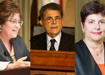 Liana Fiol Matta, Federico Hernández Denton y Anabelle Rodríguez Rodríguez. (Fotos archivo)