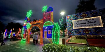 Plaza Román Baldorioty de Castro en Juana Díaz. (Foto: Michelle Estrada Torres)
