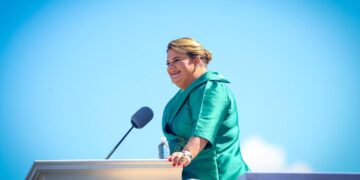 Jenniffer González Colón en su primer mensaje como gobernadora de Puerto Rico.