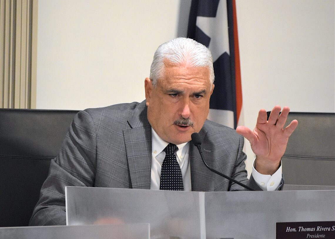 Presidente del Senado, Thomas Rivera Shatz (Foto archivo)