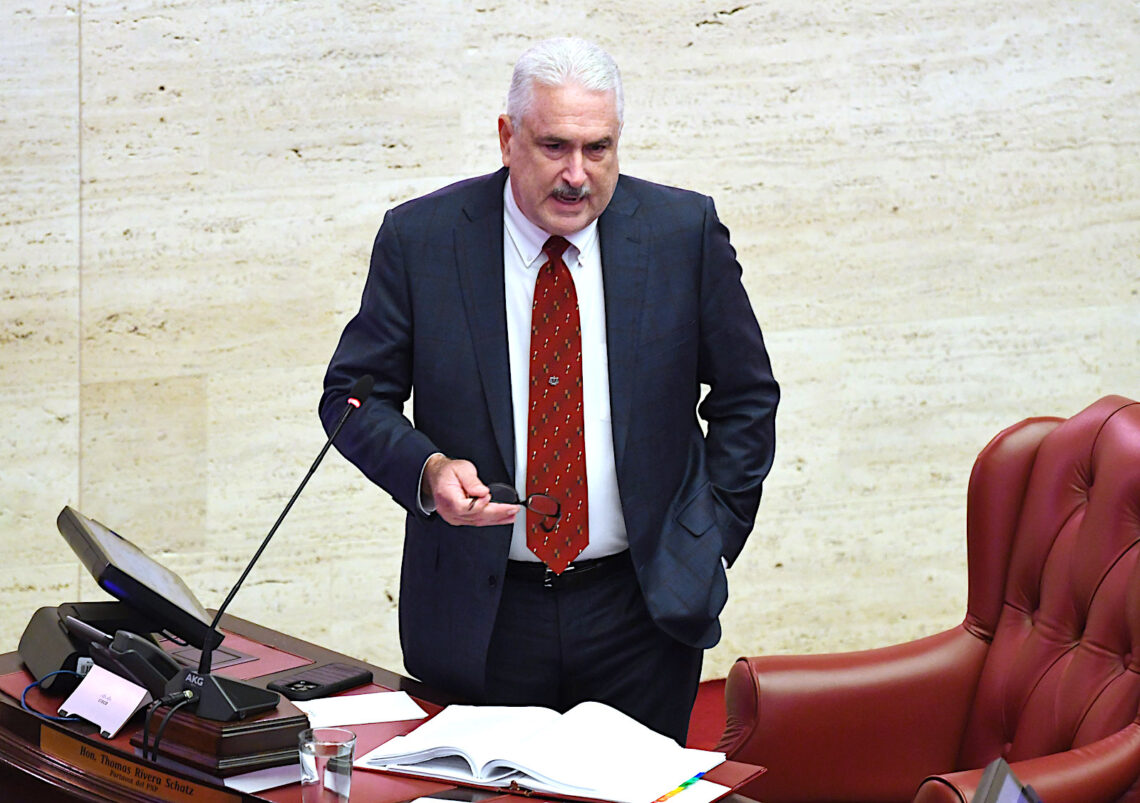 Presidente del Senado, Thomas Rivera Shatz. (Foto archivo)