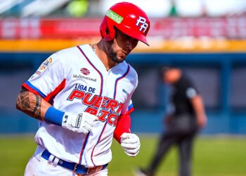 Danny Ortiz, de los Indios de Puerto Rico. (Foto: Anexis Morales)