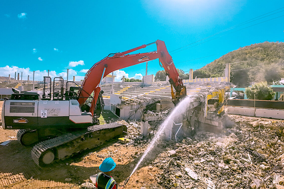 El proyecto se financia con parte de los $2.6 millones aprobados por FEMA. (Fotos: Facebook Mun. Guánica)