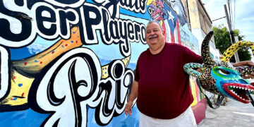 La contundente Comparsa del Carnaval de La Playa, integrada por más de 60 vejigantes y organizada por Gilberto Limardo Rodríguez. (Foto: Omar Alfonso)