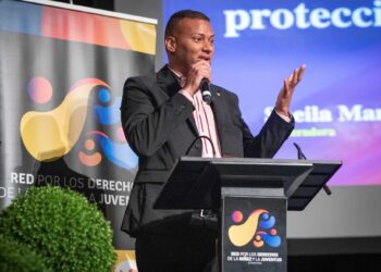 Marcos Santana Andújar, presidente de la Red por los Derechos de la Niñez y la Juventud. (Foto suministrada)