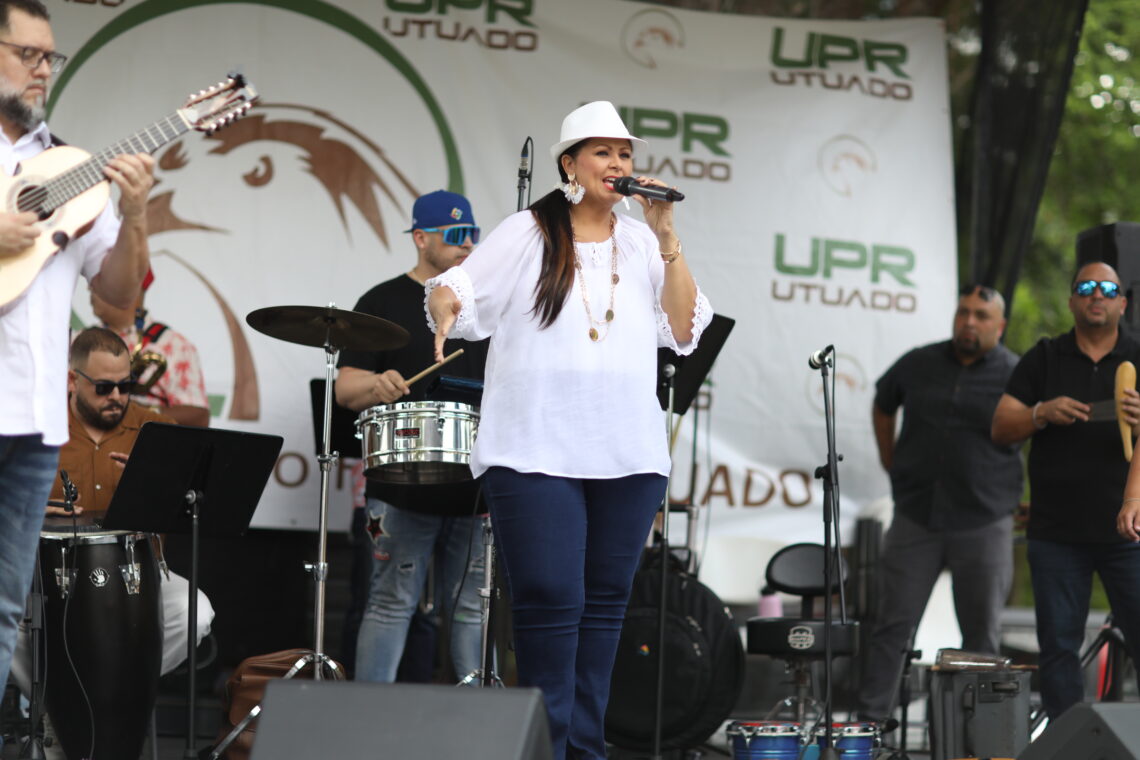Victoria Sanabria y su orquesta. (Foto suministrada)
