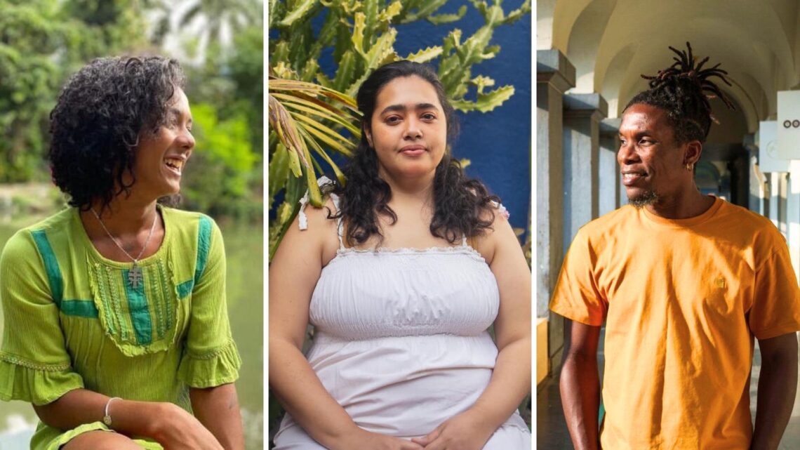 La artista boricua Teresa Karolina, la creadora Velvet Zoé Ramos de Aruba y el cineasta Cédrick Isham de Guadalupe estelarizan el diálogo que se extenderá a Vieques, Loíza, San Juan, Adjuntas y Ponce. (Fotos suministradas)