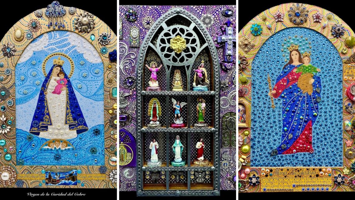 Licel Chardón, la artista que se ha consagrado como intérprete la imaginería religiosa, develará su más reciente colección hoy viernes en la Casa Museo de los Reyes Magos.