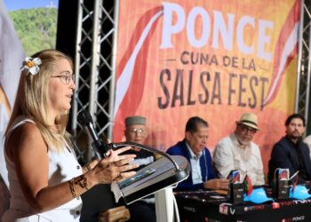 Conferencia de prensa del evento Ponce Cuna de la Salsa Fest. (Foto suministrada)