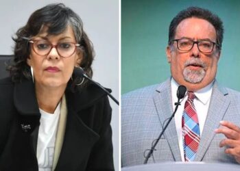 Mientras la senadora María de Lourdes Santiago denunció que no existe disposición para hablar con transparencia, el representante Denis Márquez calificó como inaceptable la renuencia de Luis González Delgado a dar explicaciones. (Fotos: archivo)
