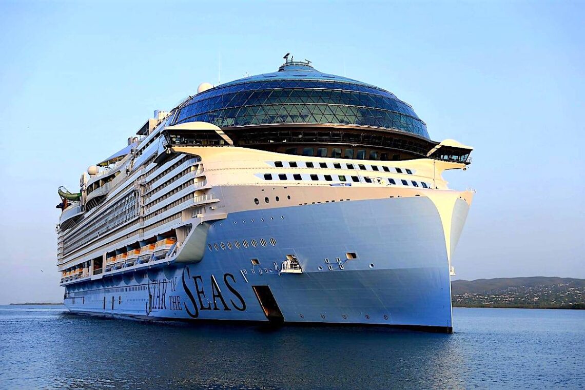 El Star of the Seas zarpará este miércoles a su puerto base en Cabo Cañaveral, Florida, donde le espera otro agasajo y su viaje inaugural. (Foto: FB Ciudad de Ponce)