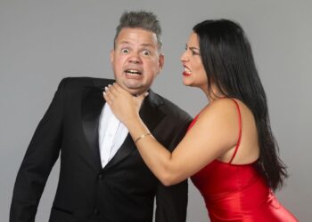Comedia “Hasta que el show nos separe: Un manual para el desastre”, protagonizada por los actores ponceños Anamaris Santiago Santos y Carlitos Ramírez. (Foto suministrada)