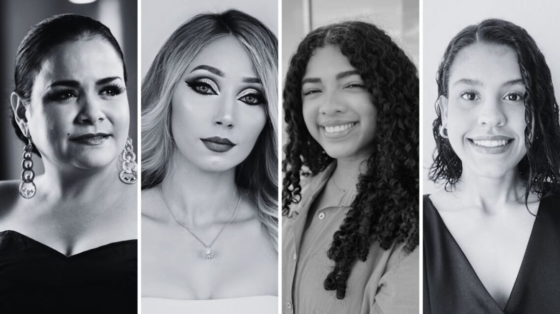 Lucy Nevárez, Ashley Robles, Jenilibeth Francos Torres y Paola N. Anciani Del Valley. (Fotos suministradas)