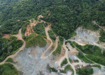 Vista aérea de la Cantera Adjuntas en el 2025.. (Foto suministrada)