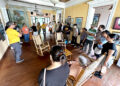 Delegaciones en la sala de Casa Pueblo. (Foto: Michelle Estrada Torres / Casa Pueblo)