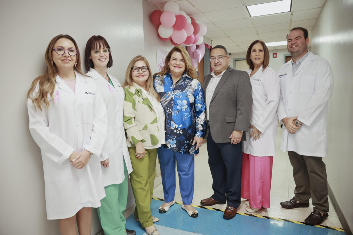 La gobernadora Jenniffer González visitó el Centro de Imágenes Integrado (CII) del Centro Médico Episcopal San Lucas en Ponce.  (Foto suministrada)