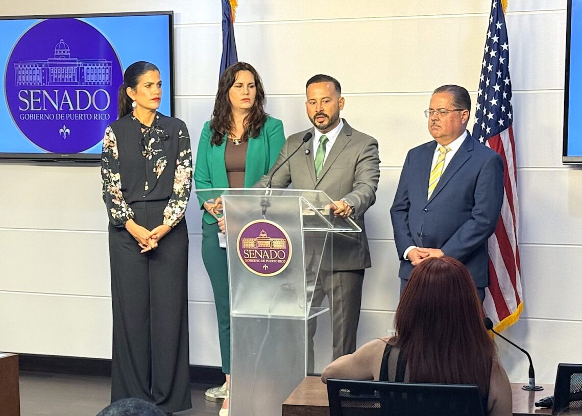 Senadores del Partido Popular Democrático (PPD) pidieron la sesión de interpelación en una conferencia de prensa el lunes. (suministrada)