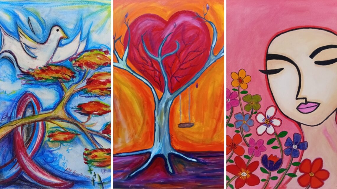 Expo Pinceladas de Amor y Esperanza. (Fotos suministradas)