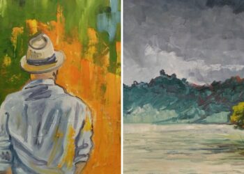 Muestra de arte “ Paisaje Post Pandemia” del artista ponceño José “Joe” Martínez. (Fotos suministradas)