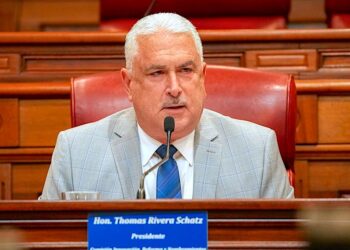“Nos intimidan los izquierdosos, los comunistas, los socialistas, los diminutos, los maduritos; nadie nos intimida a nosotros”, dijo de forma burlona el presidente del Senado, Thomas Rivera Schatz. (suministrada)