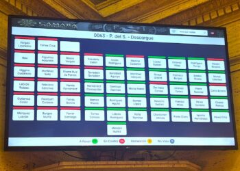 El proyecto se aprobó con 29 votos a favor y 24 en contra. Siete representantes del PNP votaron en contra, así como la delegación del Partido Popular Democrático, la del Partido Independentista Puertorriqueño y el Proyecto Dignidad. (Foto: Norenid Feliciano / CPI)