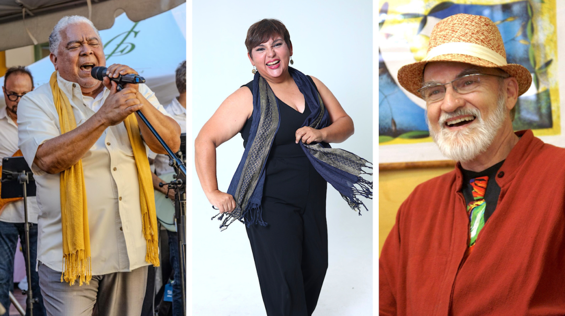 El cantautor Danny Rivera, la cantante Chabela Rodríguez y el artista plástico Antonio Martorell, junto a otros trabajadores de la escena artística boricua, compartirán su arte en este evento. (Fotos archivo)
