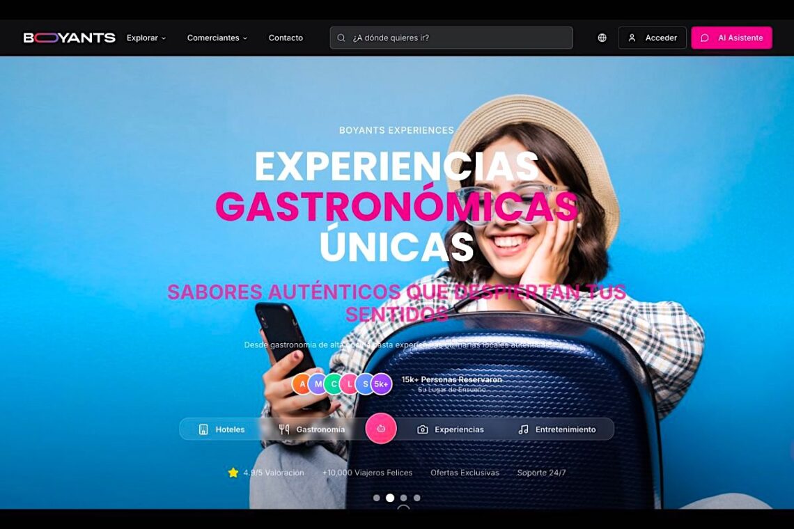 Boyants presenta un rediseño completo de su sitio web que incorpora herramientas automatizadas y de fácil manejo para comerciantes, además de un sistema de atención al cliente con inteligencia artificial, disponible las 24 horas del día. (suministrada)