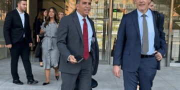 En 2024, el empresario Terren Scott Peizer, junto a su abogado David Willingham, fue encontrado culpable en Los Ángeles por fraude millonario. Foto por Meghann M. Cuniff | Legal Affairs and Trials with Meghann Cuniff