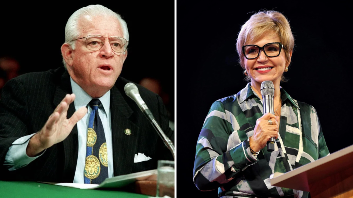 El exgobernador Carlos Romero Barceló y la pastora Wanda Rolón. (Fotos archivo)