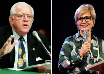 El exgobernador Carlos Romero Barceló y la pastora Wanda Rolón. (Fotos archivo)