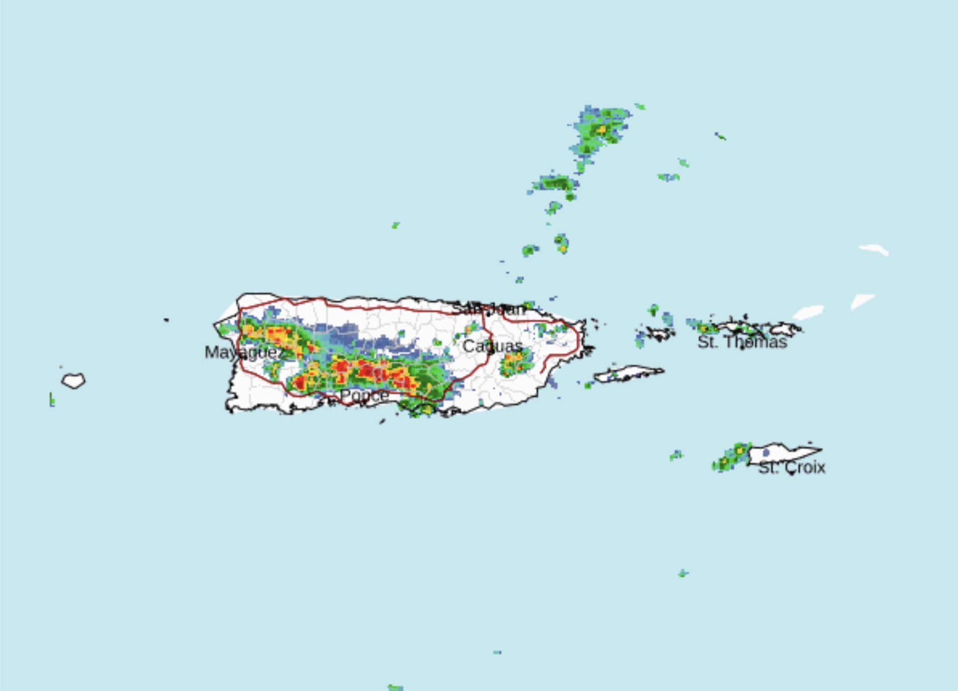 Emiten advertencias de inundaciones para docena de municipios