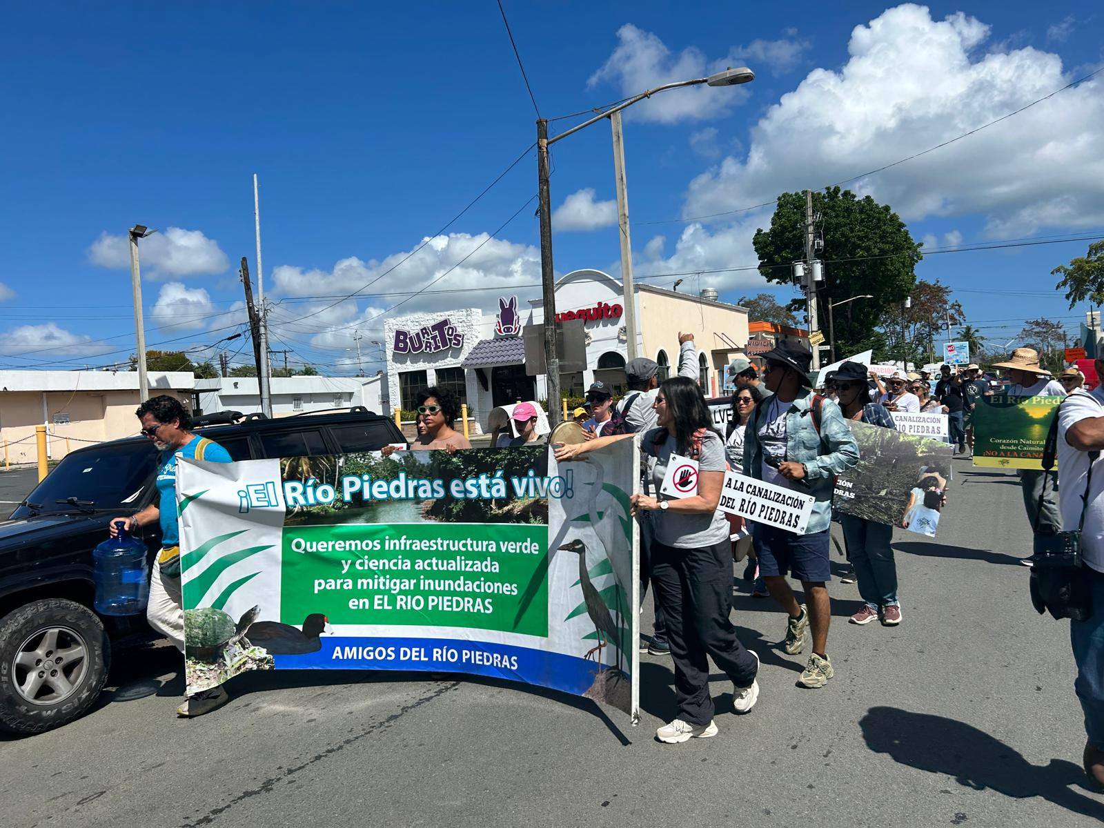 Comunidades protestan en defensa del río Piedras