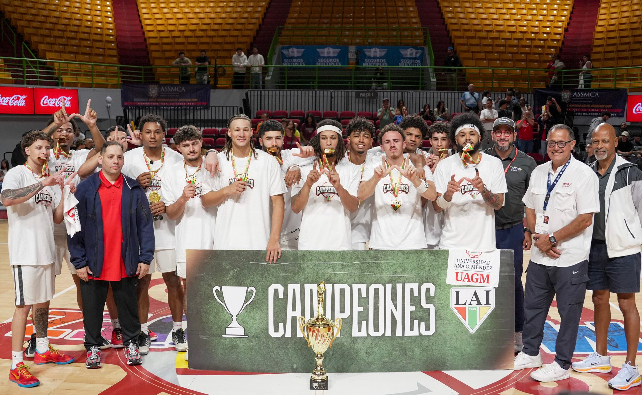 UAGM conquista su primer campeonato de baloncesto de la LAI