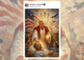 La imagen creada con iA fue publicada por el propio Donlad Trump, luego de haber atacado al papa León XIV por sus llamados a la paz y por su postura frente al crimen y la política exterior.