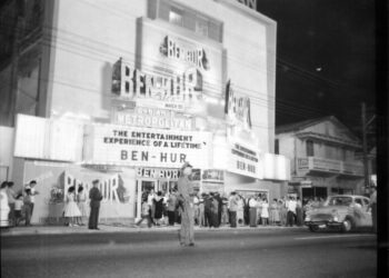 Estreno de la película Ben-Hur en el cine Metropolitan de Santurce Circa en los 1960’s. (Foto suministrada)