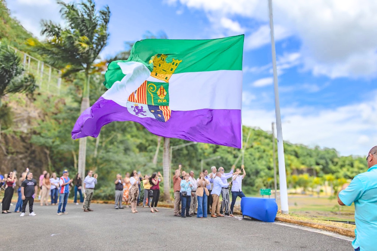 Izan bandera gigante en San Germán para celebrar 453 años de historia