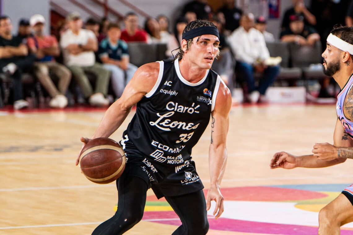 Fernando Caballero lideró la ofensiva de los Leones con 16 puntos en el cierre de la fase regular del BSN. (Foto suministrada)