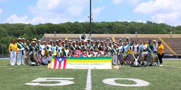 El grupo no solo ganó un campeonato nacional de bandas, también se insertó en el corazón de las celebraciones por los 250 años de la independencia de Estados Unidos. (Foto suministrada)